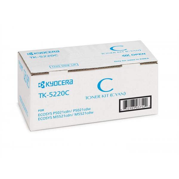 Тонер-картридж Kyocera TK-5220C для P5021cdn/cdw, M5521cdn/cdw (1T02R9CNL1)